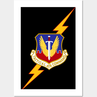 TAC Crest Lighning Bolt Posters and Art